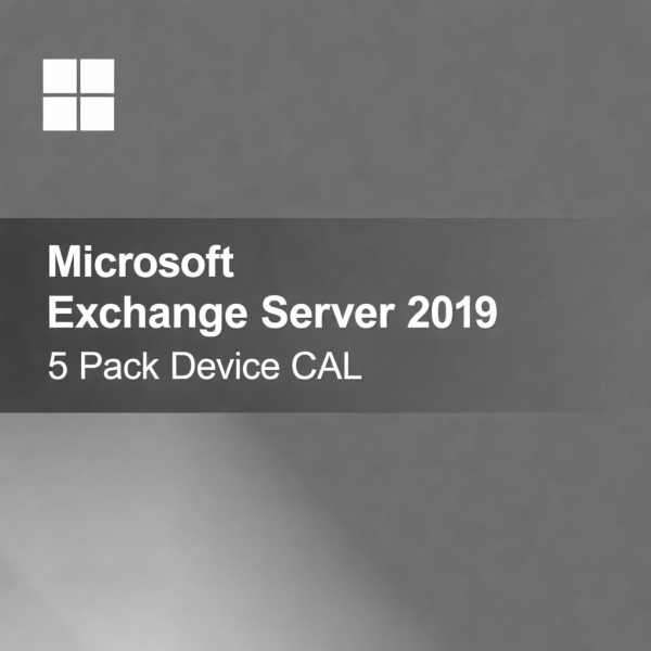 Microsoft Exchange Server 2019 - 5 Pack Device CAL