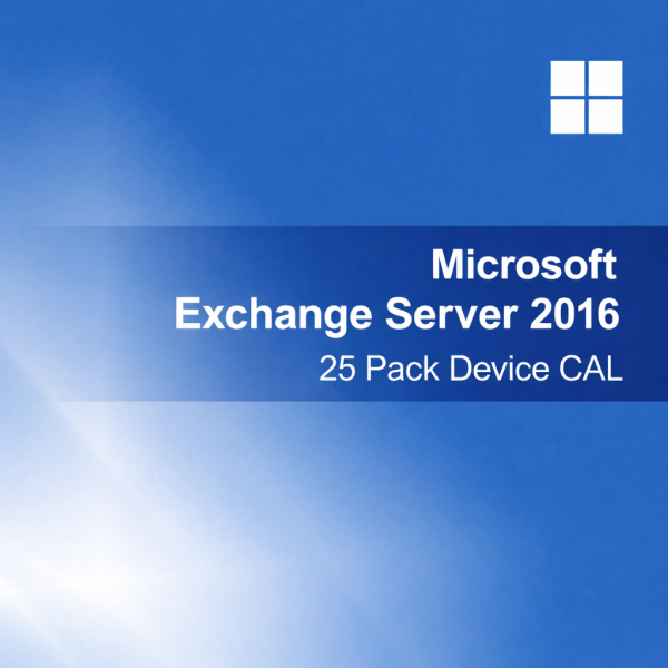 MICROSOFT EXCHANGE SERVER 2016 - 25 PACK DEVICE CAL
