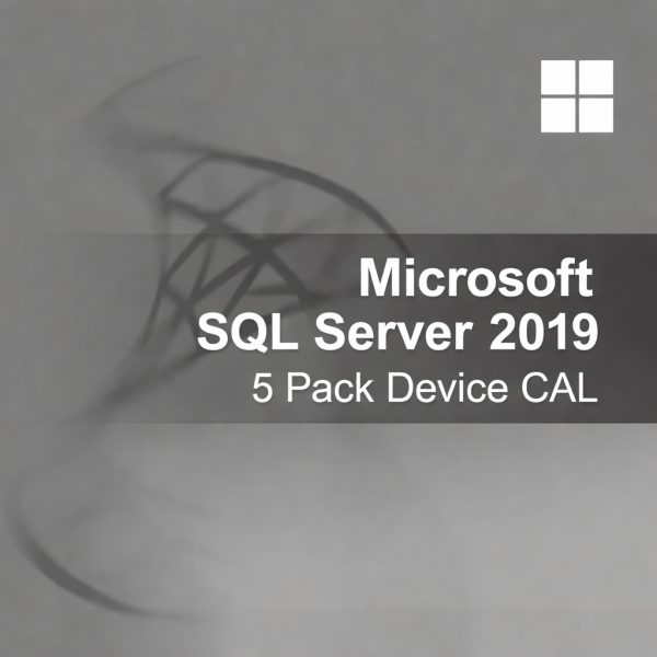 Microsoft SQL Server 2019 - 5 Pack Device CALs