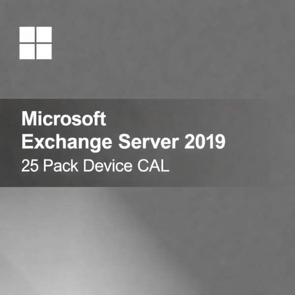 Microsoft Exchange Server 2019 - 25 Pack Device CAL