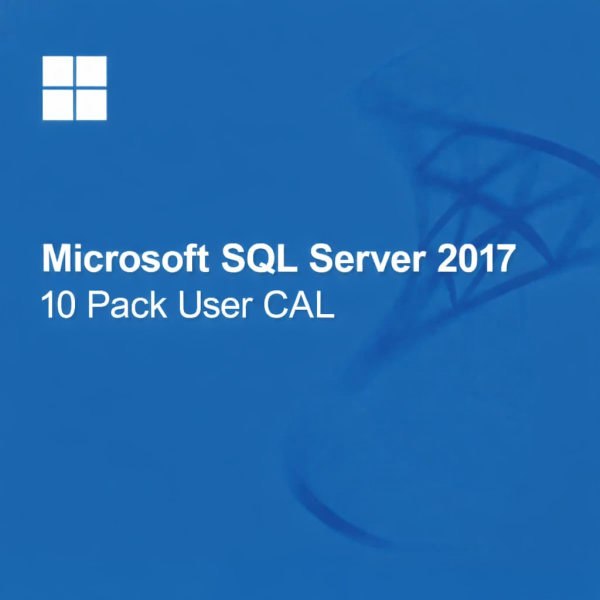 MICROSOFT SQL SERVER 2017 - 10 PACK USER CAL