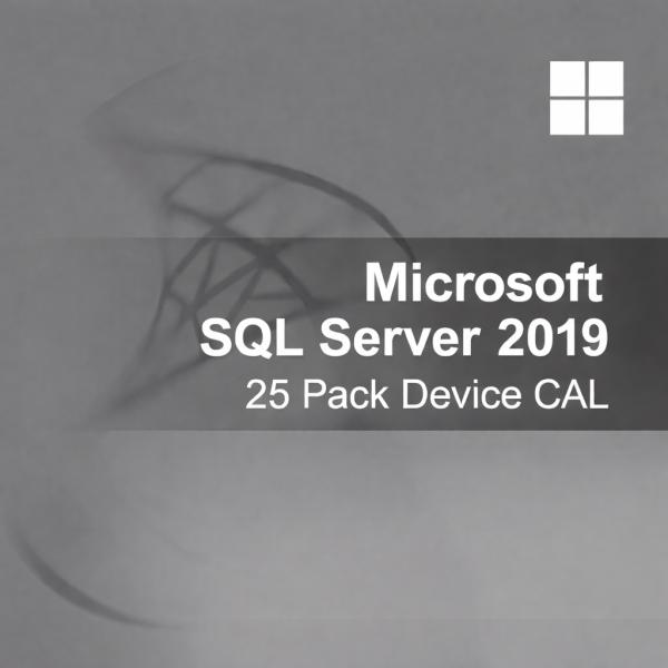Microsoft SQL Server 2019 - 25 Pack Device CALs