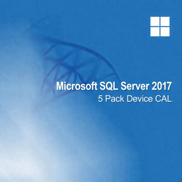 Microsoft SQL Server 2017 - 5 Pack Device CAL