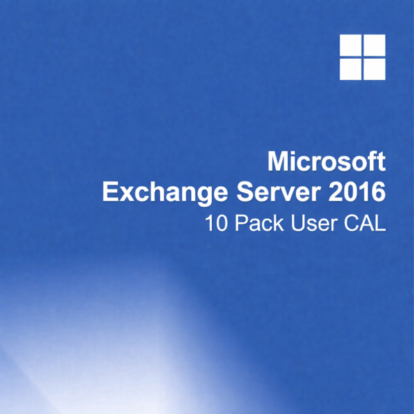MICROSOFT EXCHANGE SERVER 2016 - 10 PACK USER CAL