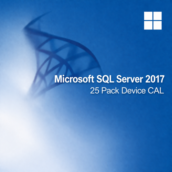MICROSOFT SQL SERVER 2017 - 25 PACK DEVICE CAL